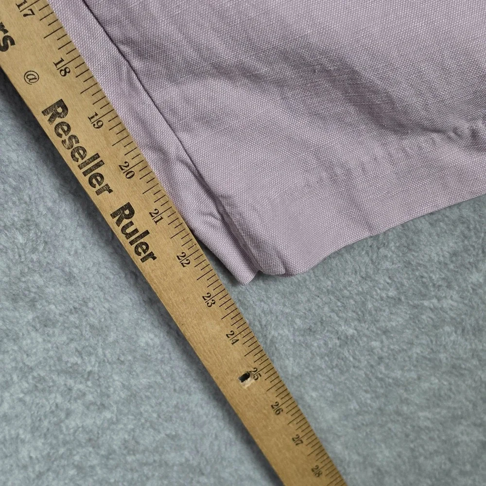 Wilfred Pants Womens Size 4 Lilac The Effortless Pant Cropped Linen Blend Relaxe